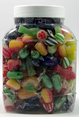 Guess How Many Sweets In The Jar Chart